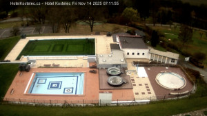 Lázně Kostelec u Zlína - Areál bazénů - 14.11.2025 v 07:15 Lázně Kostelec u Zlína - Areál bazénů - 14.11.2025 v 07:15
