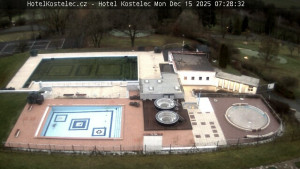 Lázně Kostelec u Zlína - Areál bazénů - 15.12.2025 v 07:30 Lázně Kostelec u Zlína - Areál bazénů - 15.12.2025 v 07:30