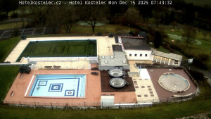 Lázně Kostelec u Zlína - Areál bazénů - 15.12.2025 v 07:45 Lázně Kostelec u Zlína - Areál bazénů - 15.12.2025 v 07:45