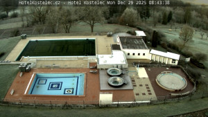 Lázně Kostelec u Zlína - Areál bazénů - 29.12.2025 v 08:45 Lázně Kostelec u Zlína - Areál bazénů - 29.12.2025 v 08:45