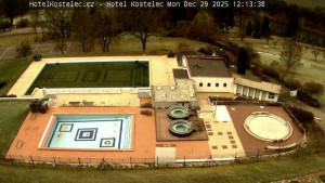Lázně Kostelec u Zlína - Areál bazénů - 29.12.2025 v 12:15 Lázně Kostelec u Zlína - Areál bazénů - 29.12.2025 v 12:15