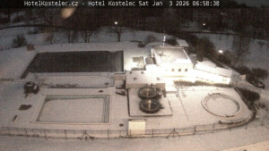 Lázně Kostelec u Zlína - Areál bazénů - 3.1.2026 v 07:00 Lázně Kostelec u Zlína - Areál bazénů - 3.1.2026 v 07:00