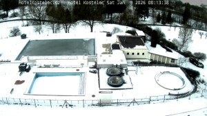 Lázně Kostelec u Zlína - Areál bazénů - 3.1.2026 v 08:15 Lázně Kostelec u Zlína - Areál bazénů - 3.1.2026 v 08:15