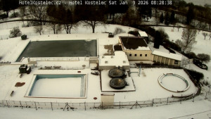 Lázně Kostelec u Zlína - Areál bazénů - 3.1.2026 v 08:30 Lázně Kostelec u Zlína - Areál bazénů - 3.1.2026 v 08:30