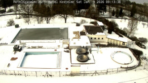 Lázně Kostelec u Zlína - Areál bazénů - 3.1.2026 v 09:15 Lázně Kostelec u Zlína - Areál bazénů - 3.1.2026 v 09:15