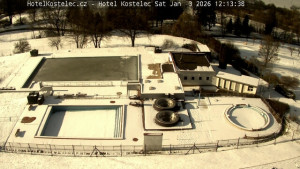 Lázně Kostelec u Zlína - Areál bazénů - 3.1.2026 v 12:15 Lázně Kostelec u Zlína - Areál bazénů - 3.1.2026 v 12:15
