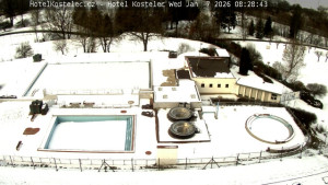 Lázně Kostelec u Zlína - Areál bazénů - 7.1.2026 v 08:30 Lázně Kostelec u Zlína - Areál bazénů - 7.1.2026 v 08:30