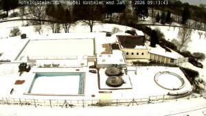 Lázně Kostelec u Zlína - Areál bazénů - 7.1.2026 v 09:15 Lázně Kostelec u Zlína - Areál bazénů - 7.1.2026 v 09:15