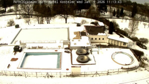 Lázně Kostelec u Zlína - Areál bazénů - 7.1.2026 v 11:15 Lázně Kostelec u Zlína - Areál bazénů - 7.1.2026 v 11:15