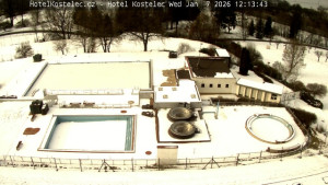 Lázně Kostelec u Zlína - Areál bazénů - 7.1.2026 v 12:15 Lázně Kostelec u Zlína - Areál bazénů - 7.1.2026 v 12:15