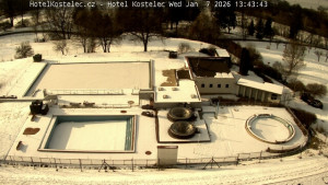 Lázně Kostelec u Zlína - Areál bazénů - 7.1.2026 v 13:45 Lázně Kostelec u Zlína - Areál bazénů - 7.1.2026 v 13:45