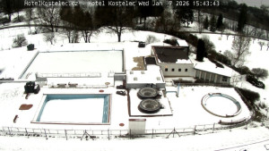 Lázně Kostelec u Zlína - Areál bazénů - 7.1.2026 v 15:45 Lázně Kostelec u Zlína - Areál bazénů - 7.1.2026 v 15:45