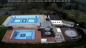 Lázně Kostelec u Zlína - Areál bazénů - 18.3.2026 v 06:30 Lázně Kostelec u Zlína - Areál bazénů - 18.3.2026 v 06:30
