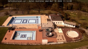 Lázně Kostelec u Zlína - Areál bazénů - 18.3.2026 v 11:15 Lázně Kostelec u Zlína - Areál bazénů - 18.3.2026 v 11:15
