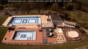 Lázně Kostelec u Zlína - Areál bazénů - 18.3.2026 v 12:15 Lázně Kostelec u Zlína - Areál bazénů - 18.3.2026 v 12:15