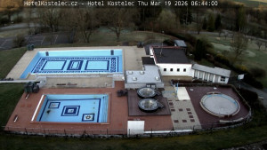 Lázně Kostelec u Zlína - Areál bazénů - 19.3.2026 v 06:45 Lázně Kostelec u Zlína - Areál bazénů - 19.3.2026 v 06:45