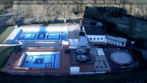 Lázně Kostelec u Zlína - Areál bazénů - 19.3.2026 v 07:15 Lázně Kostelec u Zlína - Areál bazénů - 19.3.2026 v 07:15