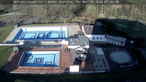 Lázně Kostelec u Zlína - Areál bazénů - 19.3.2026 v 07:45 Lázně Kostelec u Zlína - Areál bazénů - 19.3.2026 v 07:45