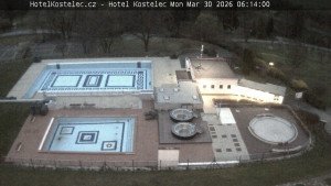 Lázně Kostelec u Zlína - Areál bazénů - 30.3.2026 v 06:15 Lázně Kostelec u Zlína - Areál bazénů - 30.3.2026 v 06:15