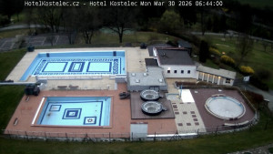Lázně Kostelec u Zlína - Areál bazénů - 30.3.2026 v 06:45 Lázně Kostelec u Zlína - Areál bazénů - 30.3.2026 v 06:45