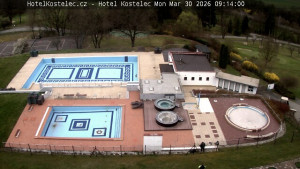 Lázně Kostelec u Zlína - Areál bazénů - 30.3.2026 v 09:15 Lázně Kostelec u Zlína - Areál bazénů - 30.3.2026 v 09:15