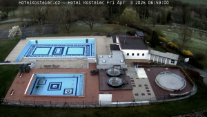 Lázně Kostelec u Zlína - Areál bazénů - 3.4.2026 v 07:00 Lázně Kostelec u Zlína - Areál bazénů - 3.4.2026 v 07:00