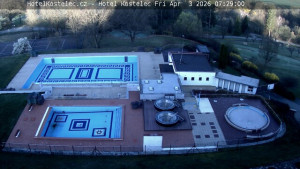 Lázně Kostelec u Zlína - Areál bazénů - 3.4.2026 v 07:30 Lázně Kostelec u Zlína - Areál bazénů - 3.4.2026 v 07:30