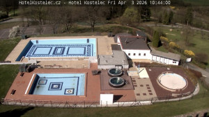 Lázně Kostelec u Zlína - Areál bazénů - 3.4.2026 v 10:45 Lázně Kostelec u Zlína - Areál bazénů - 3.4.2026 v 10:45