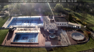 Lázně Kostelec u Zlína - Areál bazénů - 7.4.2026 v 06:00 Lázně Kostelec u Zlína - Areál bazénů - 7.4.2026 v 06:00