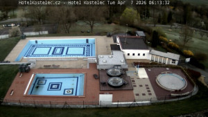 Lázně Kostelec u Zlína - Areál bazénů - 7.4.2026 v 06:15 Lázně Kostelec u Zlína - Areál bazénů - 7.4.2026 v 06:15