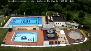 Lázně Kostelec u Zlína - Areál bazénů - 14.5.2026 v 08:15 Lázně Kostelec u Zlína - Areál bazénů - 14.5.2026 v 08:15