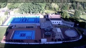 Lázně Kostelec u Zlína - Areál bazénů - 12.6.2026 v 07:15 Lázně Kostelec u Zlína - Areál bazénů - 12.6.2026 v 07:15
