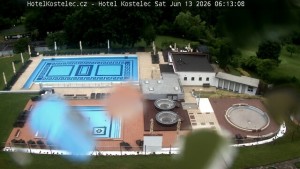Lázně Kostelec u Zlína - Areál bazénů - 13.6.2026 v 06:15 Lázně Kostelec u Zlína - Areál bazénů - 13.6.2026 v 06:15