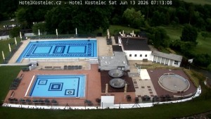 Lázně Kostelec u Zlína - Areál bazénů - 13.6.2026 v 07:15 Lázně Kostelec u Zlína - Areál bazénů - 13.6.2026 v 07:15