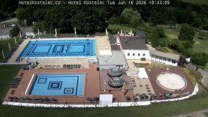 Lázně Kostelec u Zlína - Areál bazénů - 16.6.2026 v 10:45 Lázně Kostelec u Zlína - Areál bazénů - 16.6.2026 v 10:45
