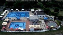 Schwimmbadgelände