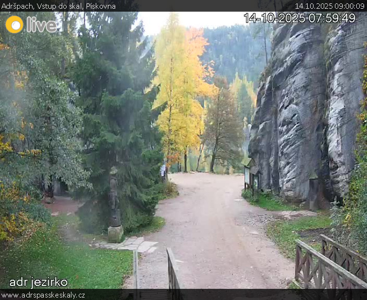 Adršpach - Vstup do skal, Pískovna - 14.10.2025 v 09:00 Adršpach - Vstup do skal, Pískovna - 14.10.2025 v 09:00