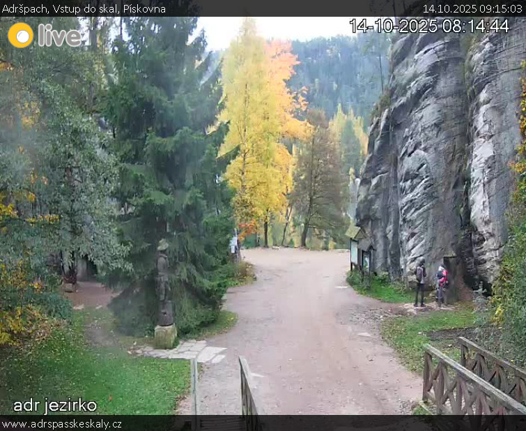 Adršpach - Vstup do skal, Pískovna - 14.10.2025 v 09:15 Adršpach - Vstup do skal, Pískovna - 14.10.2025 v 09:15