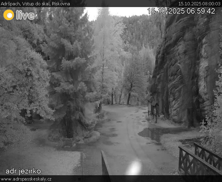 Adršpach - Vstup do skal, Pískovna - 15.10.2025 v 08:00 Adršpach - Vstup do skal, Pískovna - 15.10.2025 v 08:00
