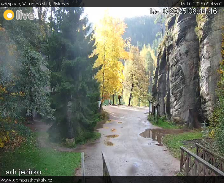 Adršpach - Vstup do skal, Pískovna - 15.10.2025 v 09:45 Adršpach - Vstup do skal, Pískovna - 15.10.2025 v 09:45