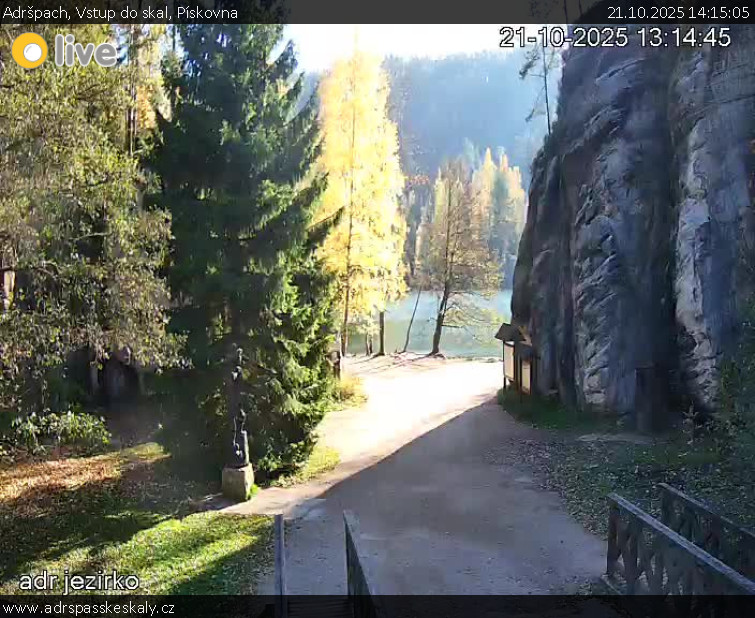 Adršpach - Vstup do skal, Pískovna - 21.10.2025 v 14:15 Adršpach - Vstup do skal, Pískovna - 21.10.2025 v 14:15