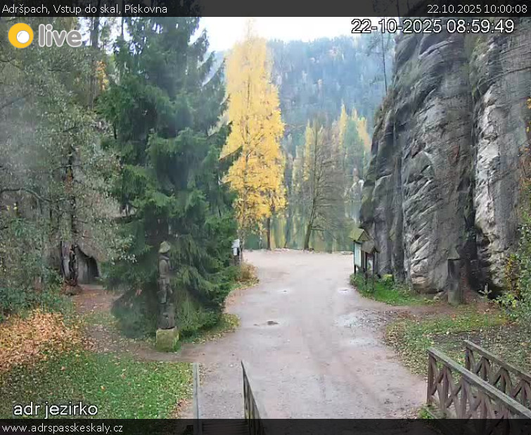 Adršpach - Vstup do skal, Pískovna - 22.10.2025 v 10:00 Adršpach - Vstup do skal, Pískovna - 22.10.2025 v 10:00