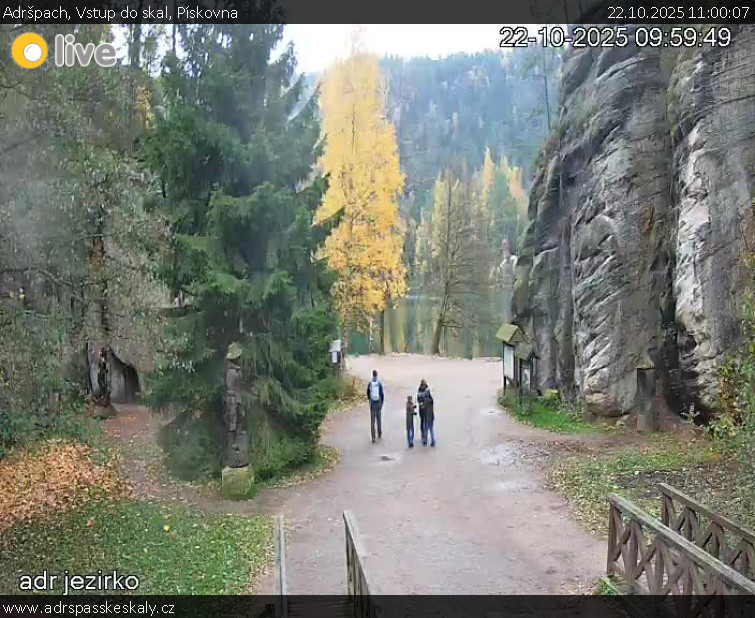 Adršpach - Vstup do skal, Pískovna - 22.10.2025 v 11:00 Adršpach - Vstup do skal, Pískovna - 22.10.2025 v 11:00