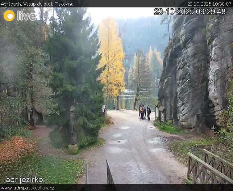 Adršpach - Vstup do skal, Pískovna - 23.10.2025 v 10:30 Adršpach - Vstup do skal, Pískovna - 23.10.2025 v 10:30