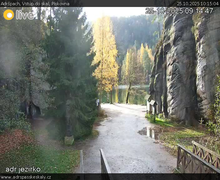 Adršpach - Vstup do skal, Pískovna - 25.10.2025 v 10:15 Adršpach - Vstup do skal, Pískovna - 25.10.2025 v 10:15