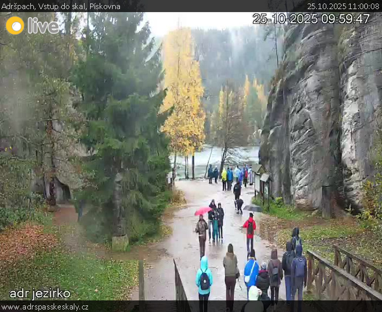 Adršpach - Vstup do skal, Pískovna - 25.10.2025 v 11:00 Adršpach - Vstup do skal, Pískovna - 25.10.2025 v 11:00