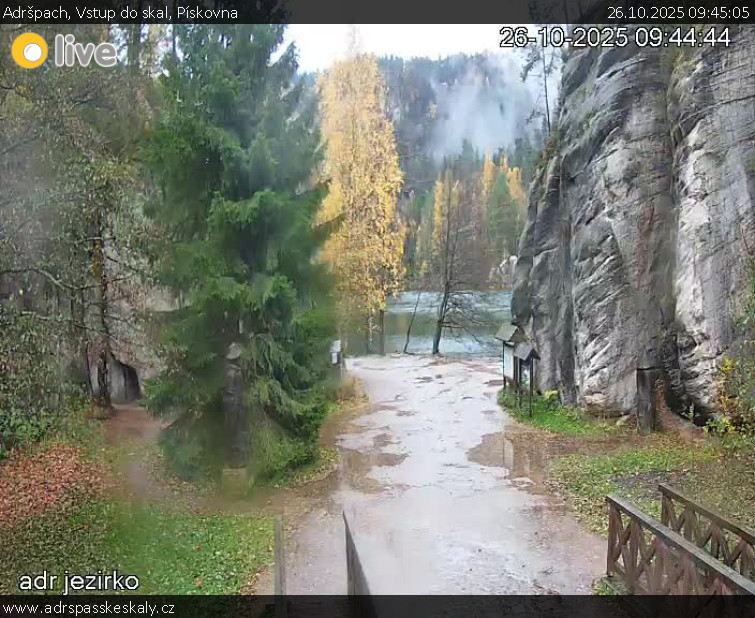 Adršpach - Vstup do skal, Pískovna - 26.10.2025 v 09:45 Adršpach - Vstup do skal, Pískovna - 26.10.2025 v 09:45