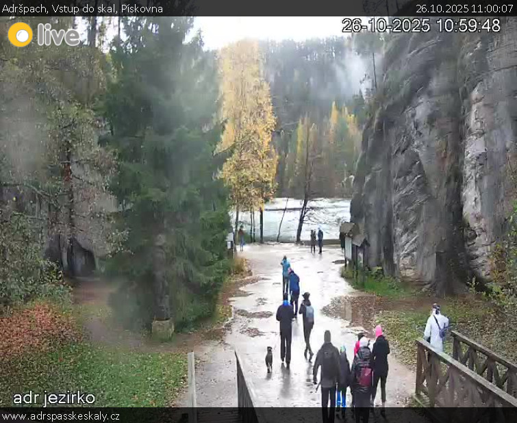 Adršpach - Vstup do skal, Pískovna - 26.10.2025 v 11:00 Adršpach - Vstup do skal, Pískovna - 26.10.2025 v 11:00