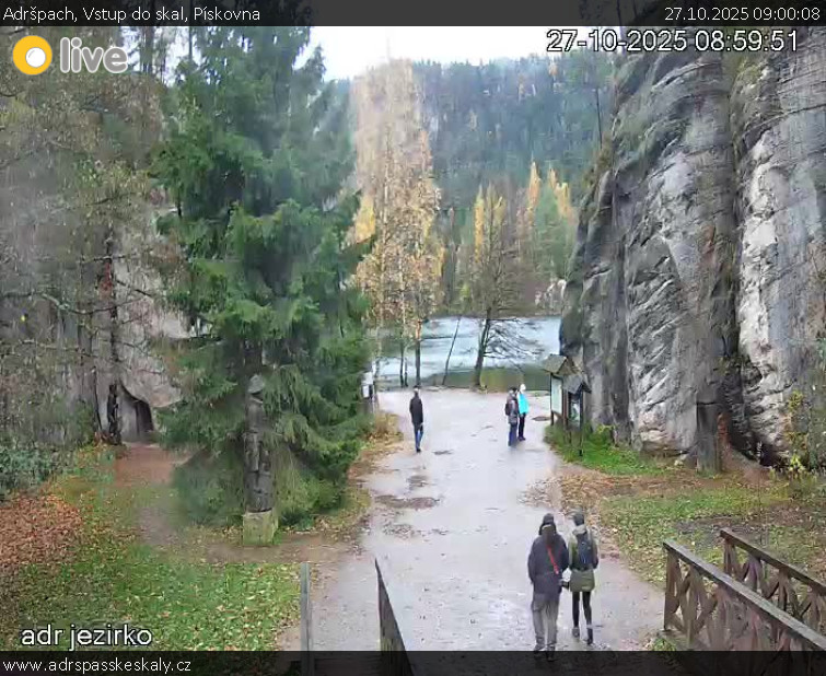 Adršpach - Vstup do skal, Pískovna - 27.10.2025 v 09:00 Adršpach - Vstup do skal, Pískovna - 27.10.2025 v 09:00