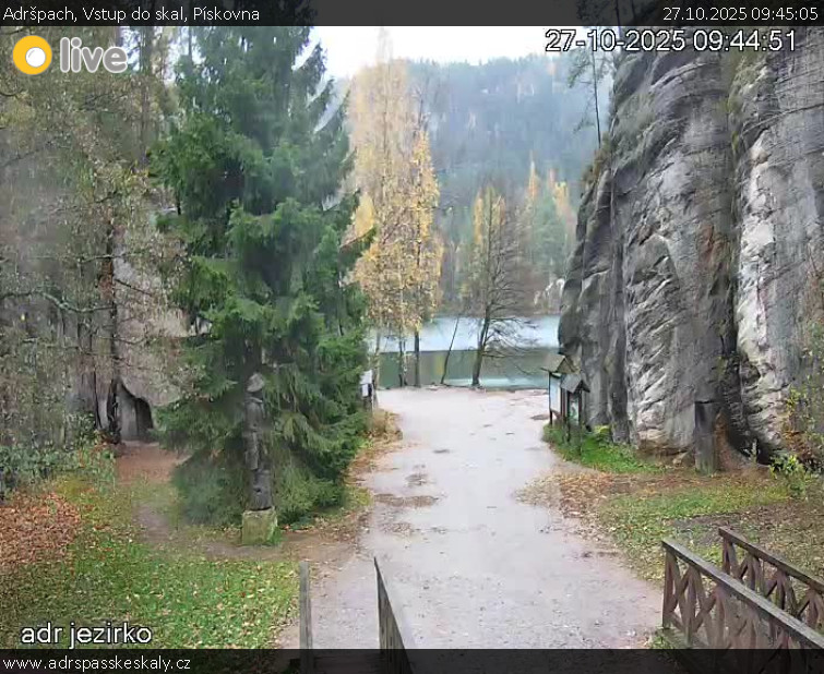 Adršpach - Vstup do skal, Pískovna - 27.10.2025 v 09:45 Adršpach - Vstup do skal, Pískovna - 27.10.2025 v 09:45